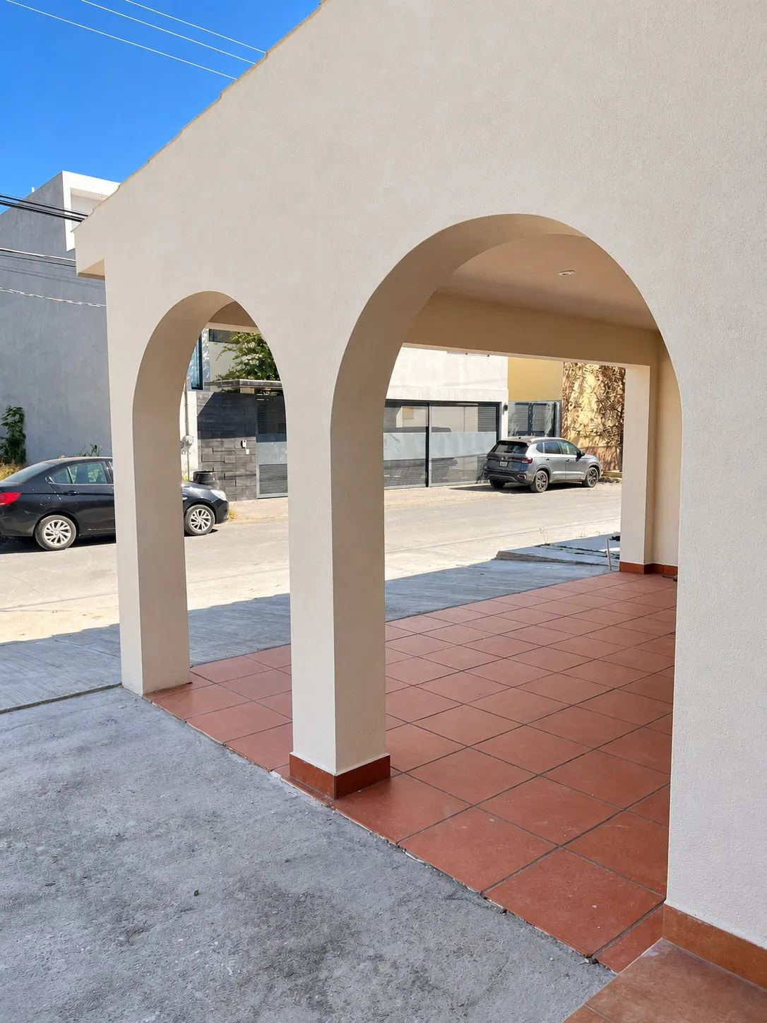 Arcos de la cochera de Casa Riconada
