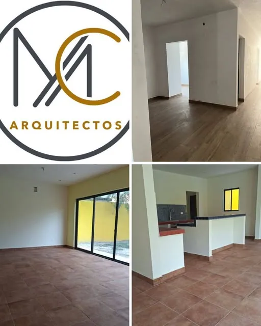 Interiores terminados de una casa de MC Arquitectos